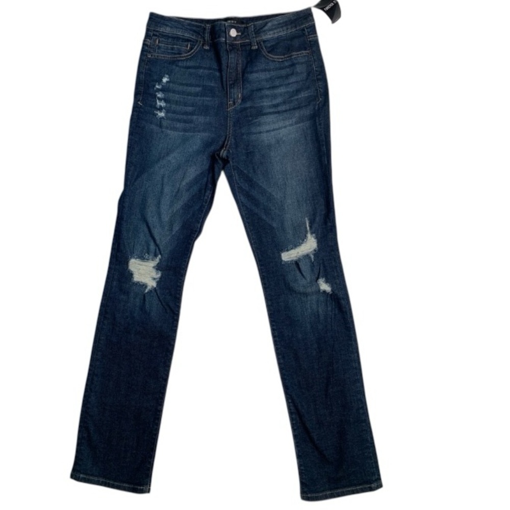 Classic Blue Distressed Women Jeans Sz Large